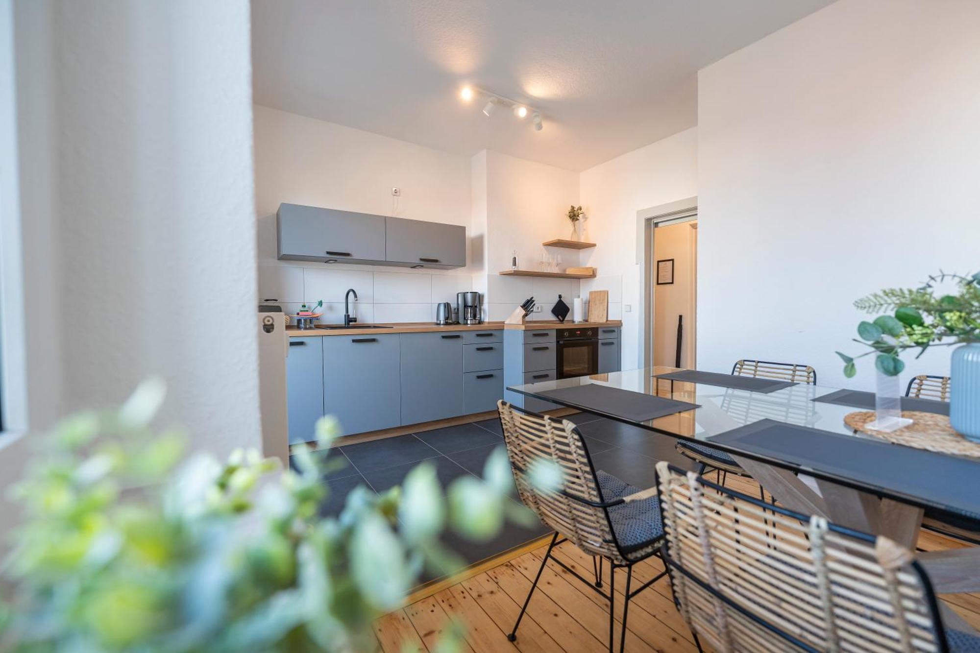 Rr - Central Apartment 80Qm - Balcony - Washer Magdeburg Exterior foto
